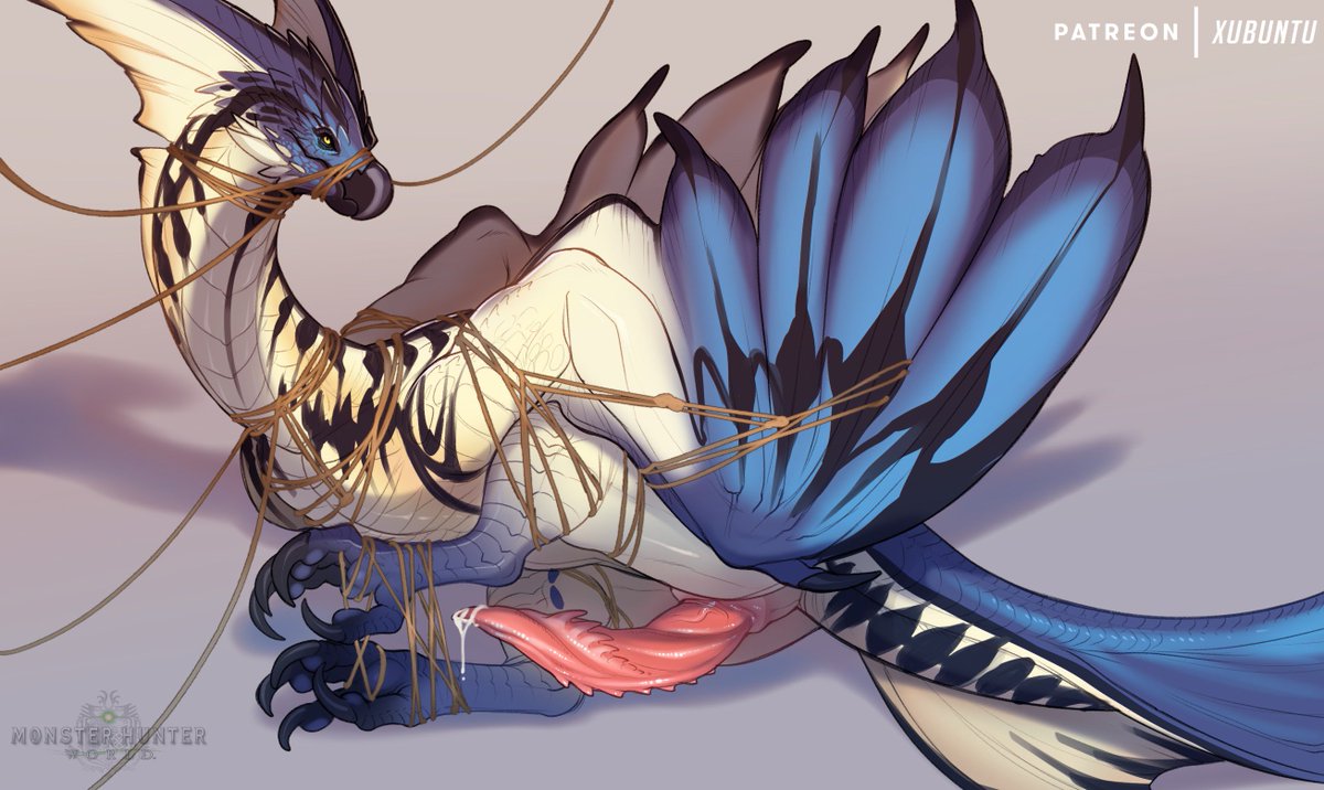 Bastion Slut On Twitter New Patreon Piece Legiana From Monster Hunter World