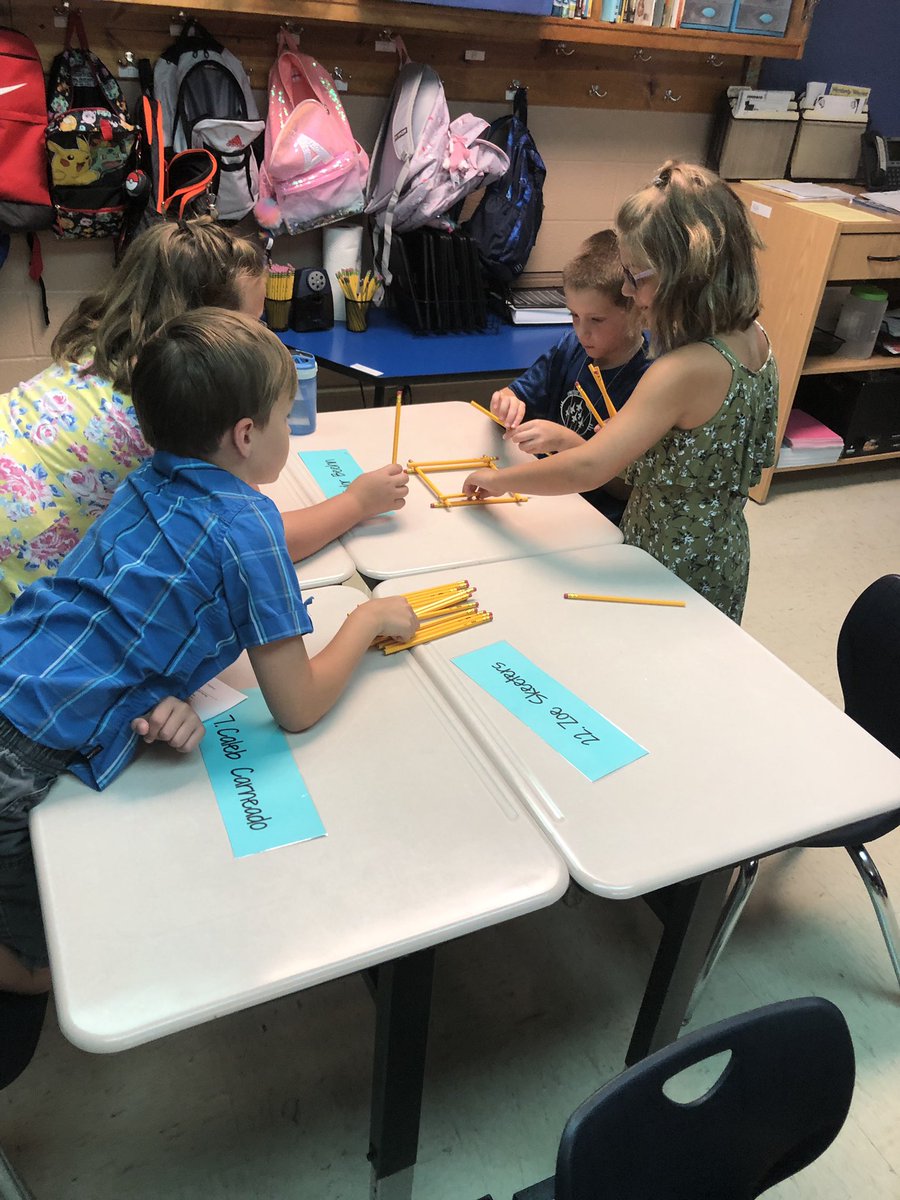 BruntonMs's tweet photo. Used some time today in teams to work on collaboration in our first STEM challenge, pencil tower #STEMpact #FMTFalconlife https://t.co/rFrRDnhz30