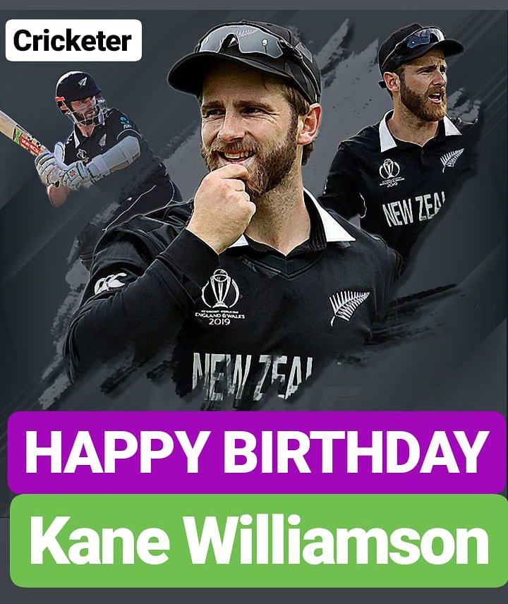 HAPPY BIRTHDAY Kane Williamson 