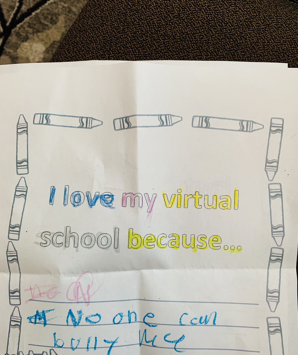 PSO_Texas's tweet photo. Why I love my virtual school...
@ConnectionsAcad @pubschoolops #ITrustParents https://t.co/ixHoZgsYtC