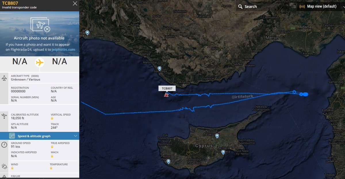 irtifaturk's tweet photo. 🇹🇷✈ Türk Deniz Kuvvetleri Komutanlığı‘na ait Bayraktar TB2 #SİHA, Sondaj Gemilerinin Bulunduğu Alanlarda Uçuş Gerçekleştiriyor. #TCB807
🇹🇷✈ Bayraktar TB2 SİHA, which belongs to Turkish Naval Forces Command, is flying in areas where Drilling Vessels are Located. https://t.co/WJt4FYo11d