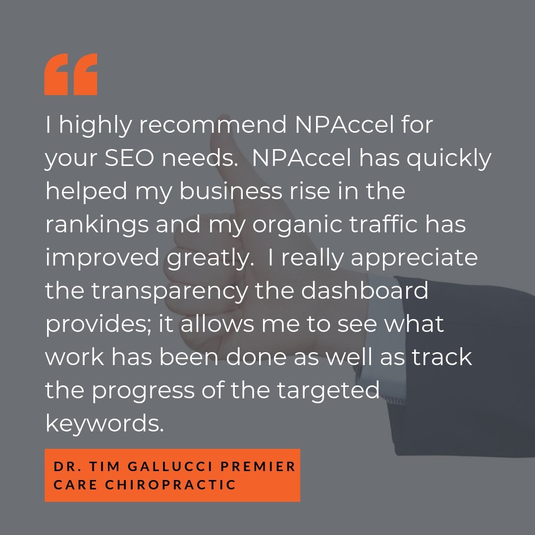 NPAccel's tweet photo. That's what we like to hear! Keep up the awesome work team!
#reviews #marketing #seo #marketingagency #marketinglife #accelculture #npaccel https://t.co/oo4mCuICvT