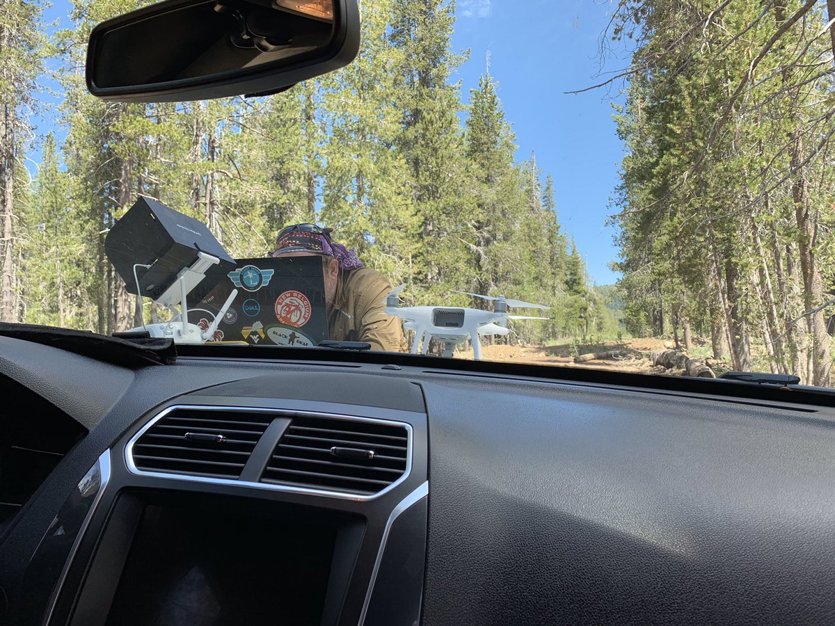 WVUVPL's tweet photo. Our lab group is having a fun, productive time in Medicine Lake, CA! We had a successful time droning Medicine Lake this morning. https://t.co/YcyEo3CwXx