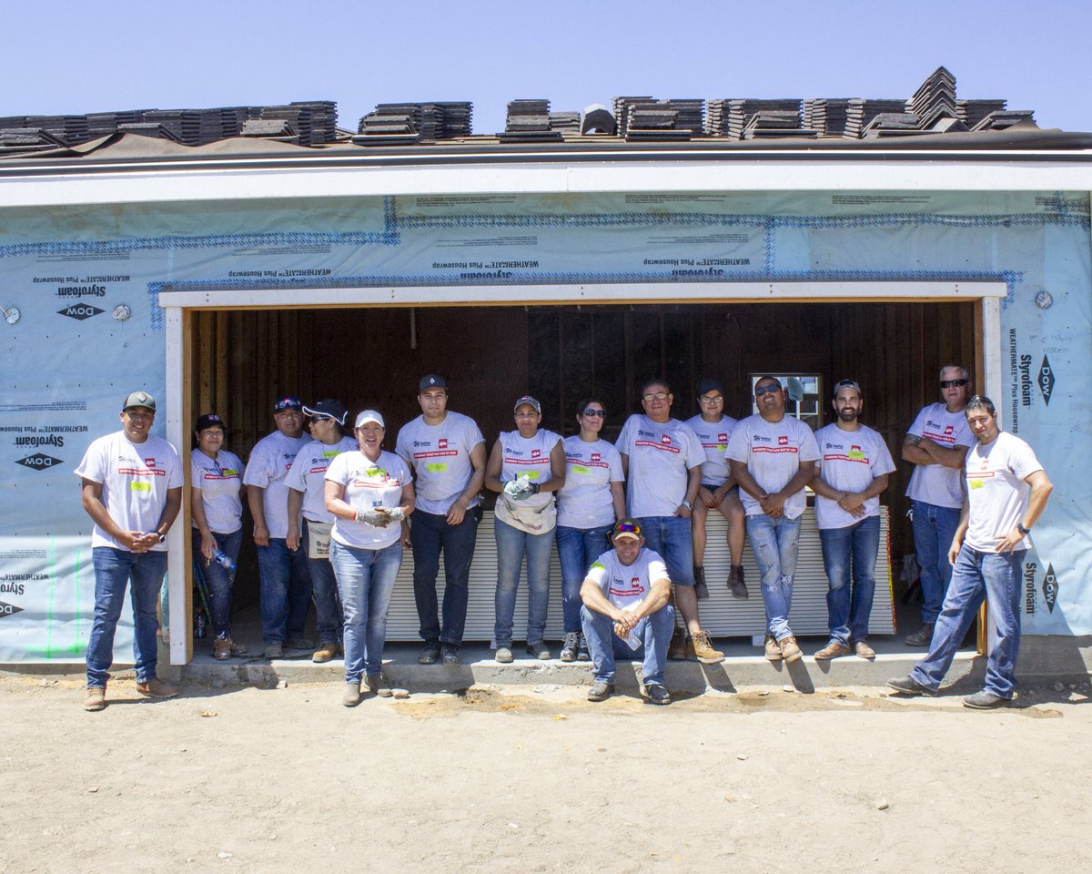 “They nailed it!” Volunteers from <a href="/Ableserve/">Ableserve Management</a> did an amazing job helping build four #HabitatOC homes in the city of Fullerton. Thank you for helping us build homes and even brighter futures! #corporatepartner #volunteer #philanthropy