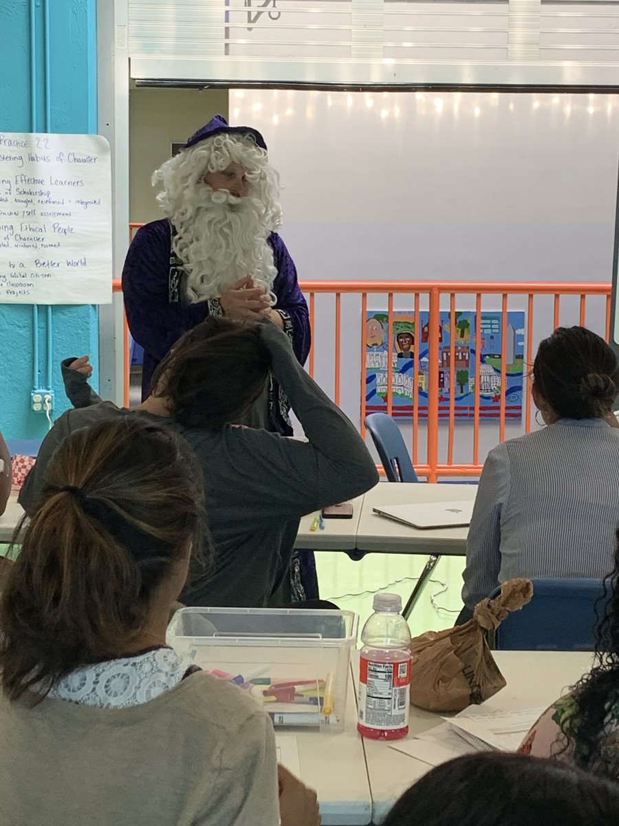 jheyckwilliams's tweet photo. The mathemagical wizard visited @TwoRiversPCS new staff orientation to talk #LearningandLovingMath #WeAreCrew #TRJoy We did the four fours problem! https://t.co/aUziHzO2d6