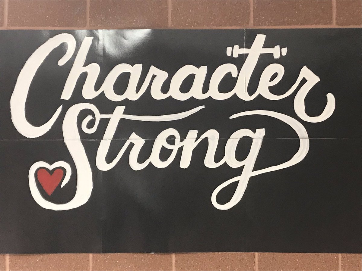 Super excited for a new year <a href="/MemorialRaiders/">Memorial_Raiders</a>!!!!! Our team Character Dare wall <a href="/david_cavazos88/">David Cavazos</a> and I created. <a href="/careacter/">CharacterStrong</a> #makekindnessnormal #Raiders #HCISDstories