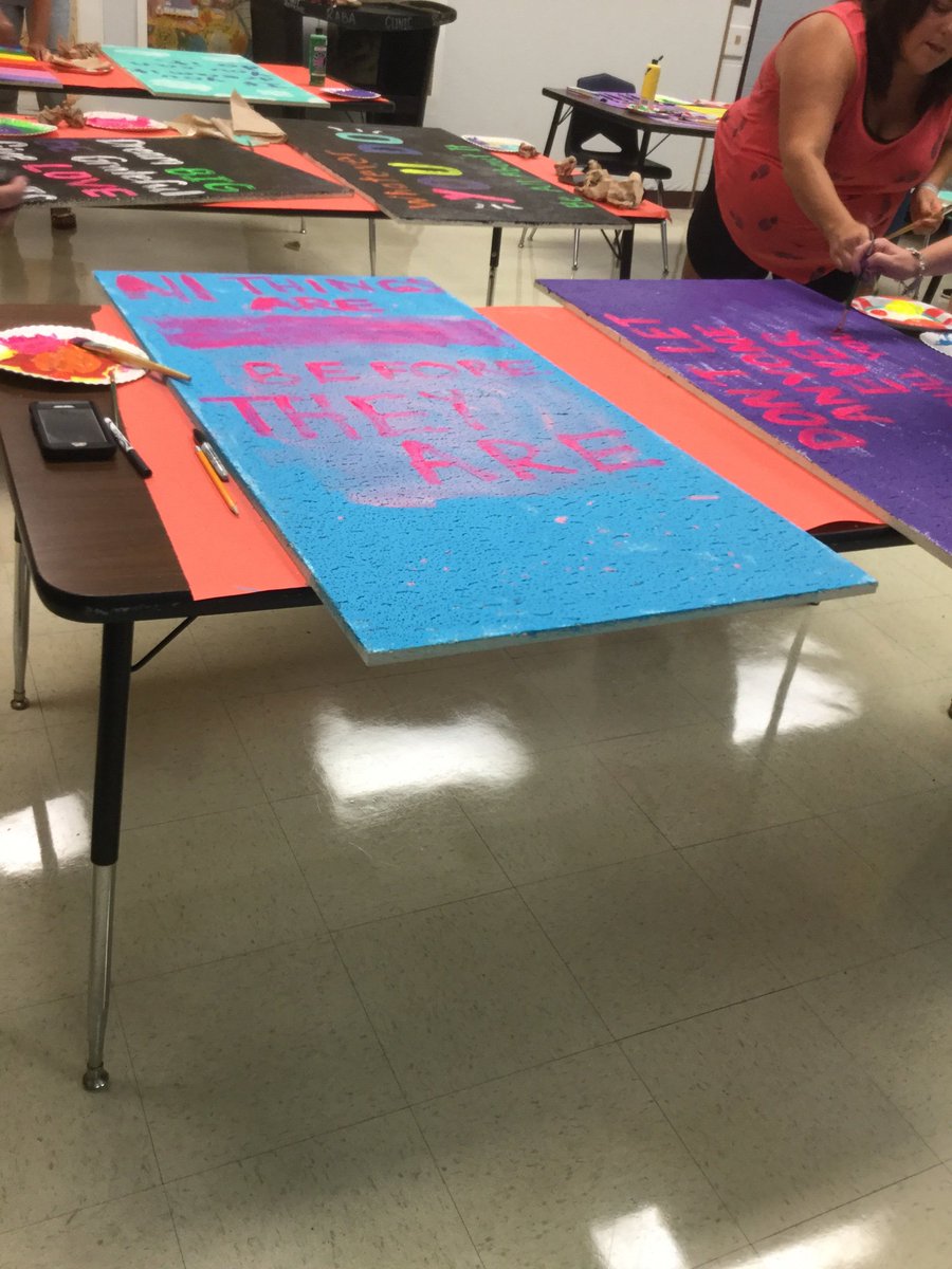 NISDRabaES's tweet photo. Inspirational ceiling tiles... let the creativity take control....#rabarattlers #rabainspired #rabaproud #rabaforce https://t.co/DhIvsolzsN