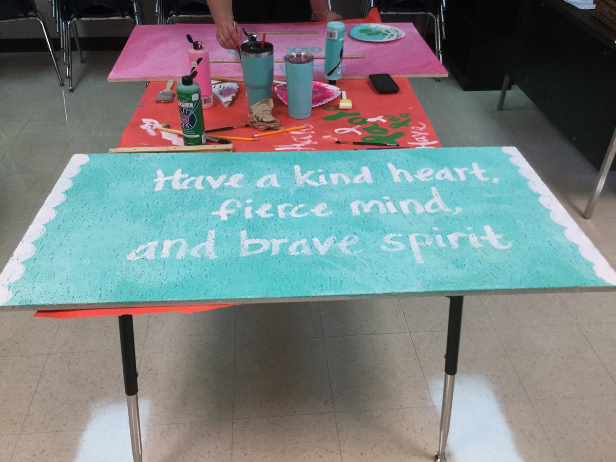 NISDRabaES's tweet photo. Inspirational ceiling tiles... let the creativity take control....#rabarattlers #rabainspired #rabaproud #rabaforce https://t.co/DhIvsolzsN