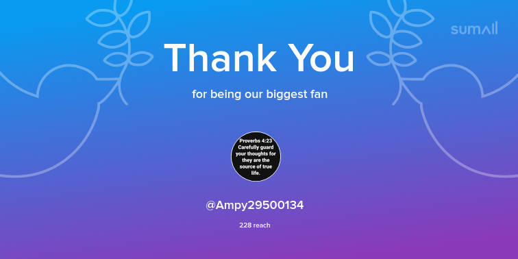 esorydal1989's tweet photo. Our biggest fans this week: Ampy29500134. Thank you! via https://t.co/SklbrTKsXd https://t.co/5pMcRNXu3m