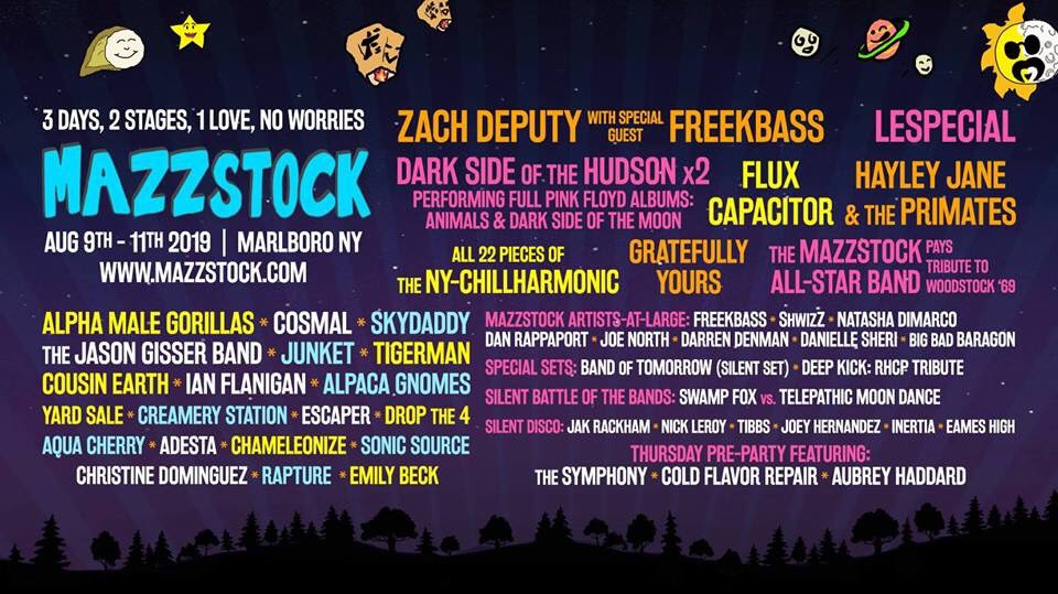 FRI 8/9 we play our first-ever late night silent disco set at <a href="/Mazzstock/">Mazzstock</a>.

Holy wow, look at this lineup - limited tix left at the gate, jump on it!

<a href="/zachdeputy/">Zach Deputy</a> <a href="/freekbass/">freekbass</a> <a href="/lespecialmusic/">lespecial</a> #mazzstock <a href="/NYStateMusic/">Follow on #bluesky nystatemusic.bsky.social</a>