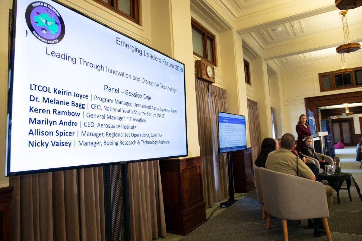 AirservicesNews's tweet photo. #WAIAus opened with the first panel focusing on the topic "Leading through Innovation and Disruptive Technology". Interesting and engaging discussion were had! Some photos 📸from the morning session below. Photos by Geoff Comfort Photography #aviation #STEM #avgeek https://t.co/fVGlpNP5yd