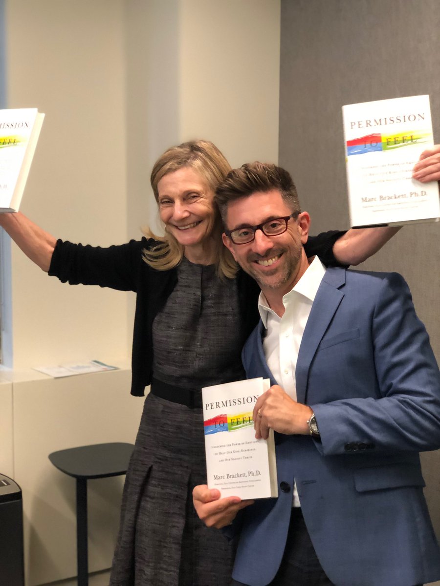 drmarcbrackett's tweet photo. That feeling you have when you see the hardcover of your new book! #PermissionToFeel is real! See https://t.co/uqT4IsysPr. Thank you @celadonbooks @MacmillanUSA & especially my publisher @JamieRaabReads. The Emotion Revolution is happening! @YaleEmotion @rulerapproach @YaleCSC https://t.co/ke9BnpEGkQ