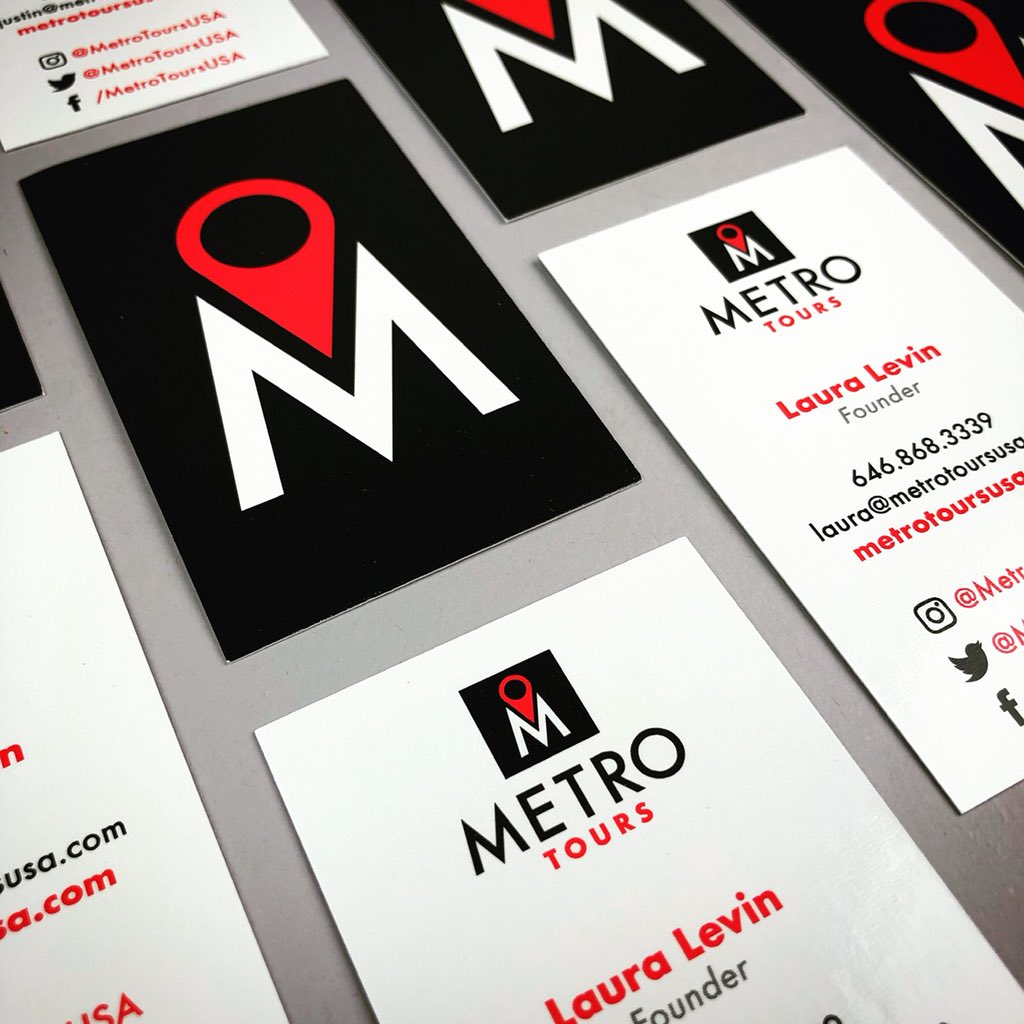 McMillianCo_'s tweet photo. @MetroToursUSA business card and branding design. #branding #startupbranding #GraphicDesign #nydesign #mcmillianco #wmmcmillian https://t.co/BfMNzptZ71