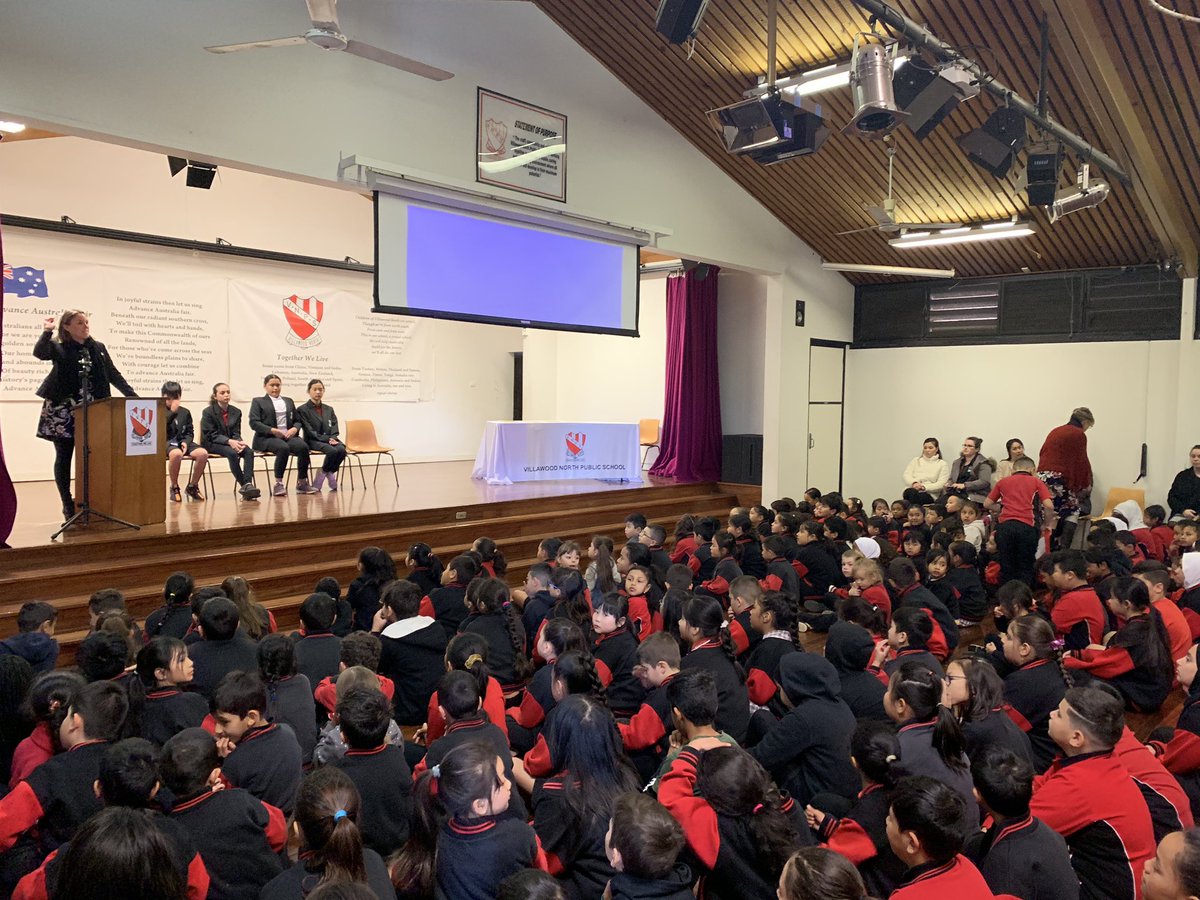 mathewogreen's tweet image. What a brilliant celebration of “student voice” @VillawoodNthPS. Thank you @Bentley1Kristy for your speech. #edweek17 @teachNSW