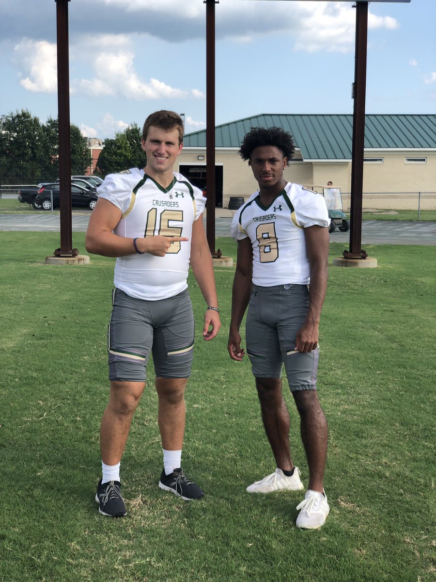coltminson07's tweet photo. Ready to LIGHT UP the Scoreboard this year with my Brotha! 🔰⚡️#m2v @vj_johnson01 @TAFootbal https://t.co/x0WHVYw4nH