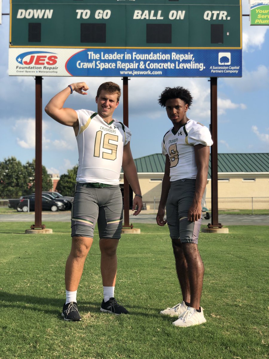 coltminson07's tweet photo. Ready to LIGHT UP the Scoreboard this year with my Brotha! 🔰⚡️#m2v @vj_johnson01 @TAFootbal https://t.co/x0WHVYw4nH