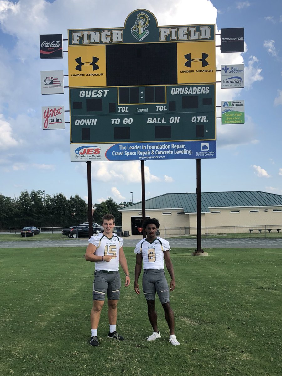 coltminson07's tweet photo. Ready to LIGHT UP the Scoreboard this year with my Brotha! 🔰⚡️#m2v @vj_johnson01 @TAFootbal https://t.co/x0WHVYw4nH