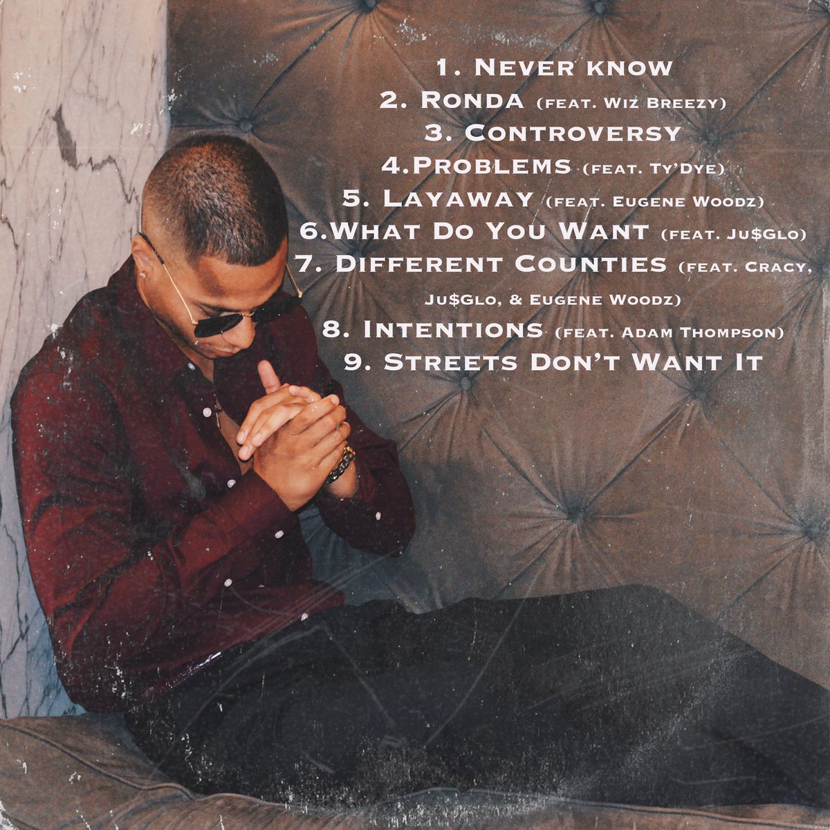 It Could Be Worse - 8/11 (Album releasing on all platforms) 

This project details the recent changes and challenges that I have faced in this past year of my life. I have learned to count my blessings and realize .... It Could Be Worse
