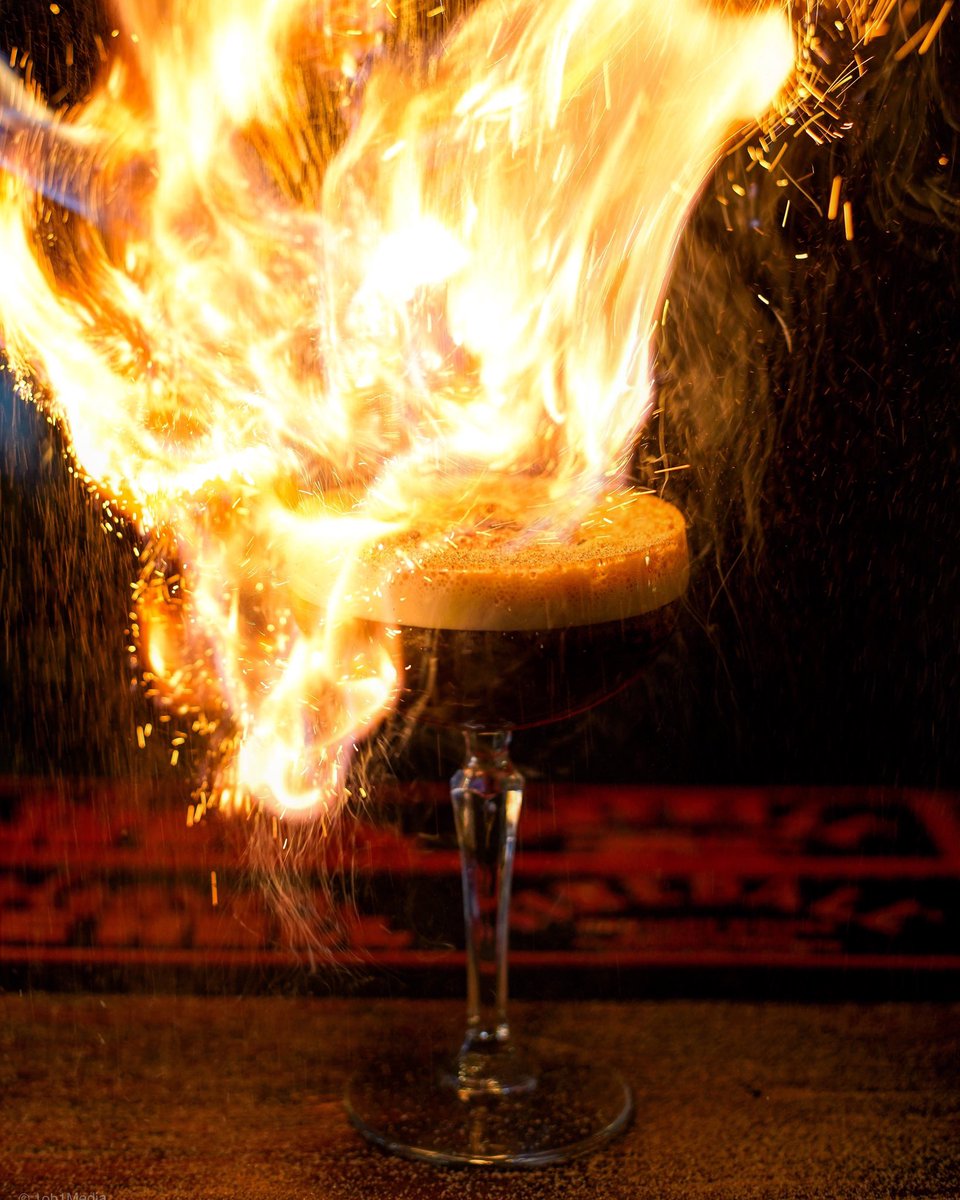 thehayberry's tweet photo. What has James been cooking up? His latest cocktail creation... 

The “Yaaaaas Bitches!” 🔥 #TheHayberry https://t.co/9gwIr3SO7p
