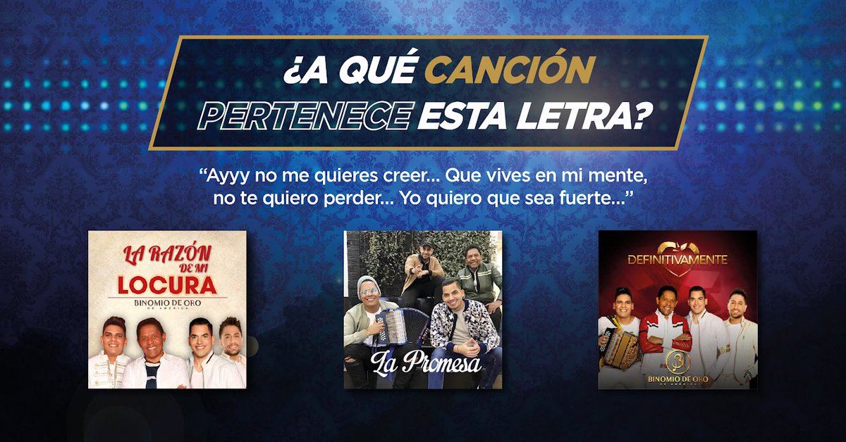 Demuestra qué tan #Binomista eres ¿Te animas?