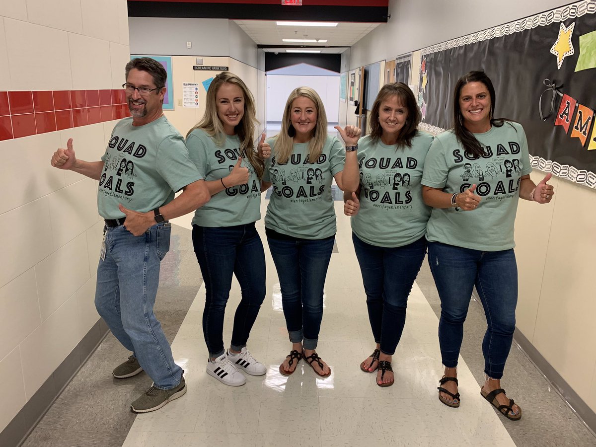 douganjo's tweet photo. Ready to work with my squad this year! @HeritageES #funinb7 https://t.co/QuJF1AsJWm
