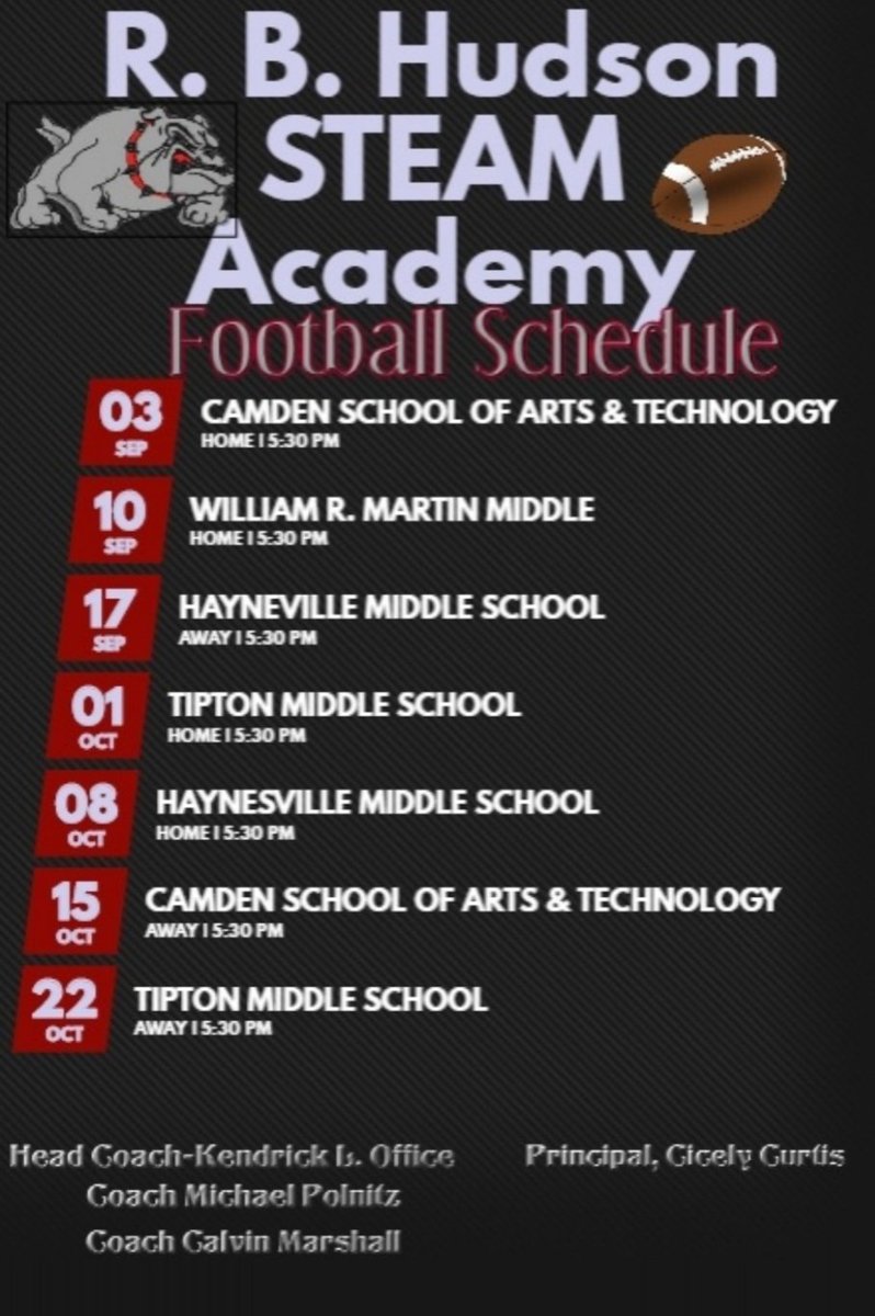 R_B_HUDSON's tweet photo. Come out and Support #theWinningTeam Coach Office and the Mighty Hudson Bulldogs ....the time is #RIGHTNOW #TEAMSELMA #OneTeamOneVoice #dst4ever https://t.co/y2HDDqCT0T