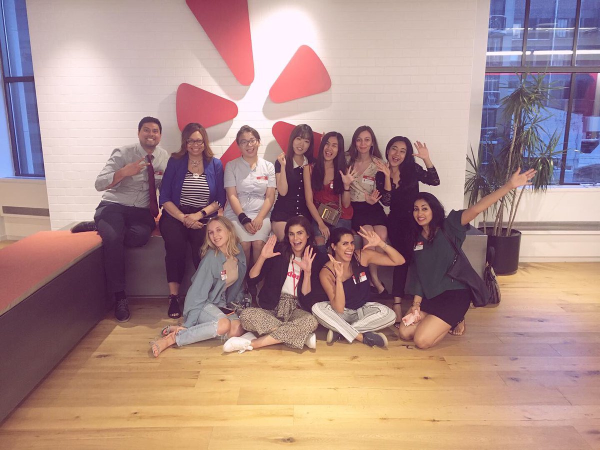 Jeera95050671's tweet photo. Big Thanks @sabrinaonmove for a great opportunity to visit @yelpcareers office. It was a pleasure to get to know more about my favorite app. β€οΈ@sabrinaonmove Youβre my favorite professor ever!!! #baruchthoughtleaders #yelpoffice #fivestaryelp https://t.co/0jbRr8Jiw9