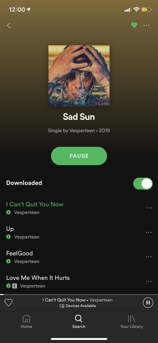 AbbyLynnn013's tweet photo. Here it is y’all! @vesperteen has a new EP 🧡 #sadsun #vesperteen #NewMusic https://t.co/gXB9i9NqQ7