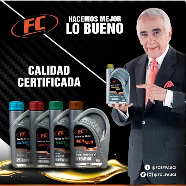 fc_fauci's tweet photo. ¿Buscas el mejor lubricante? Solo #FcByFauci te lo brinda.
.
Te ofrecemos variedades de viscosidades con la mejor calidad garantizada para brindarle el cuidado más óptimo a tu auto. 🚘 .
.

En #FC ¡hacemos mejor lo bueno! 

#FCbyFauci #aceites #Lubricantes #aditivos https://t.co/H1gSumLDHD