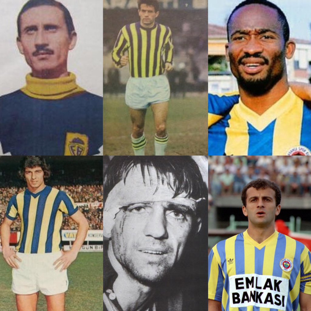 FBSP0R's tweet photo. FENERBAHÇE'NİN EFSANE 11'İ

1- Cihat Arman
2- Şükrü Birand
3- Uche
4- Alparslan Eratlı
5- Basri Dilimli
6- Oğuz Çetin
7- Can Bartu
8- Rıdvan Dilmen
9- Cemil Turan
10- Alex De Souza
11- Lefter Küçükandonyadis https://t.co/qQHTia1d9y