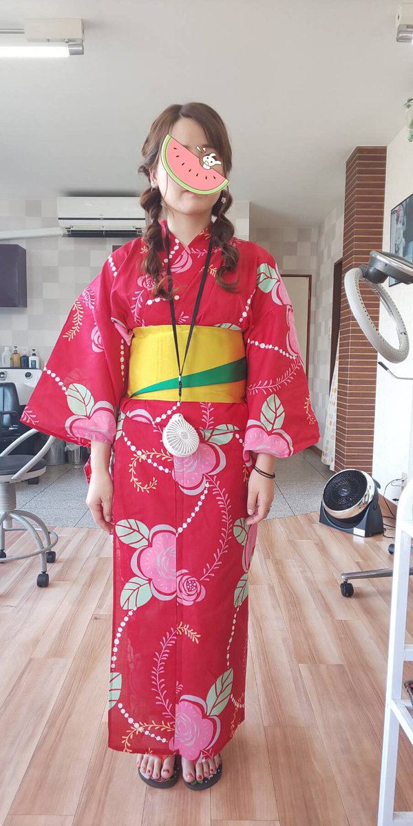 美容室アクア ヘブン على تويتر 浴衣の着付け セットです 佐世保 早岐 有福 美容室 早岐美容室 アクアヘブン 浴衣 着付け ヘアセット 夏祭り 花火