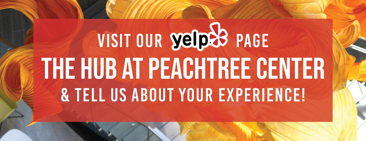 PeachtreeCtr's tweet photo. Do you love what we’ve done with the place? Leave us a review on @Yelp and let us know what you think! #PTCUnveiled https://t.co/MjKe545csv https://t.co/h337nwfz0N