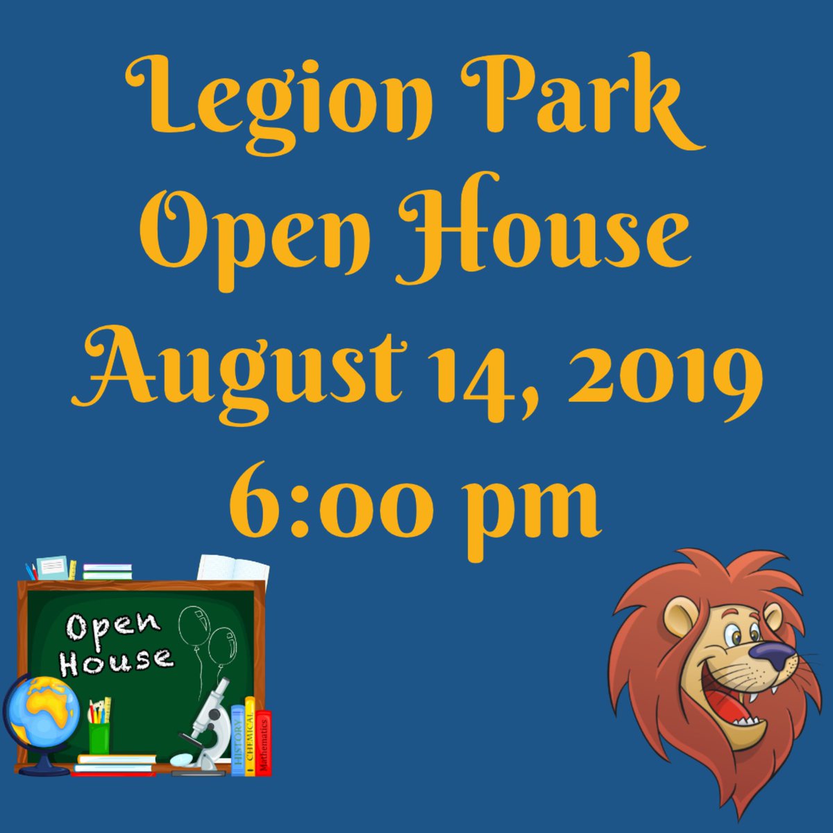 LegionSchool's tweet photo. Please pass the word, our Open House is Thursday, August 14, 2019. https://t.co/eDoDoR2bKt