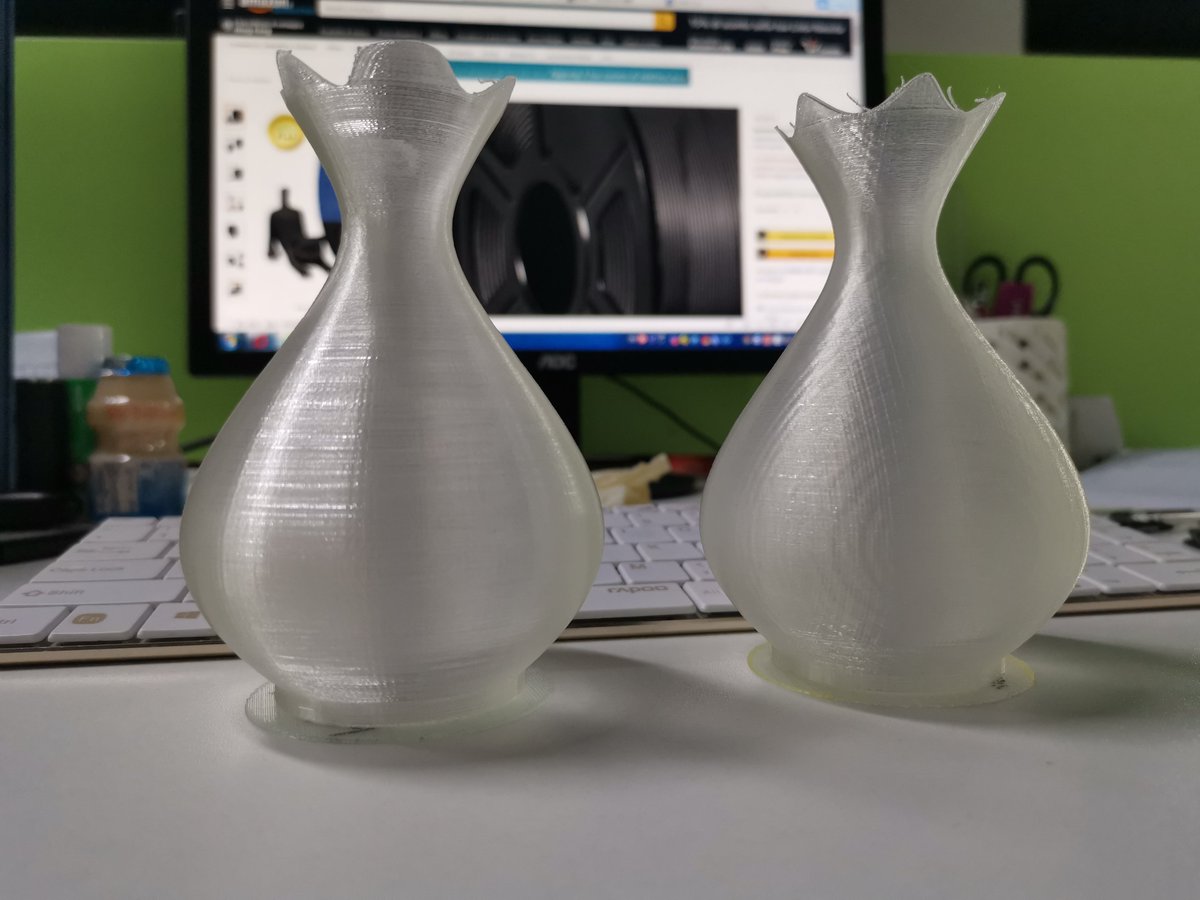 The left is new PLA transparent. Do you know what's the difference?🧐

#SUNLU #SUNLU3D #3DPrinting #3Dfilament
#PLAfilament