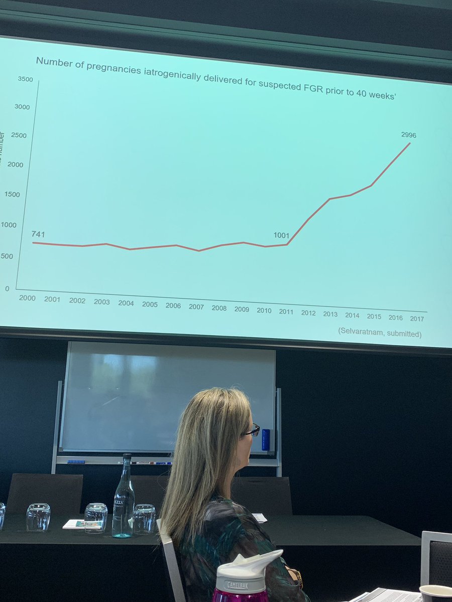 AdrienneOz's tweet photo. @euan_wallace @SaferCareVic on unintended consequences of improving detection of fetal growth restriction #stillbirthforum @CREStillbirth https://t.co/Bn2AviMwS0