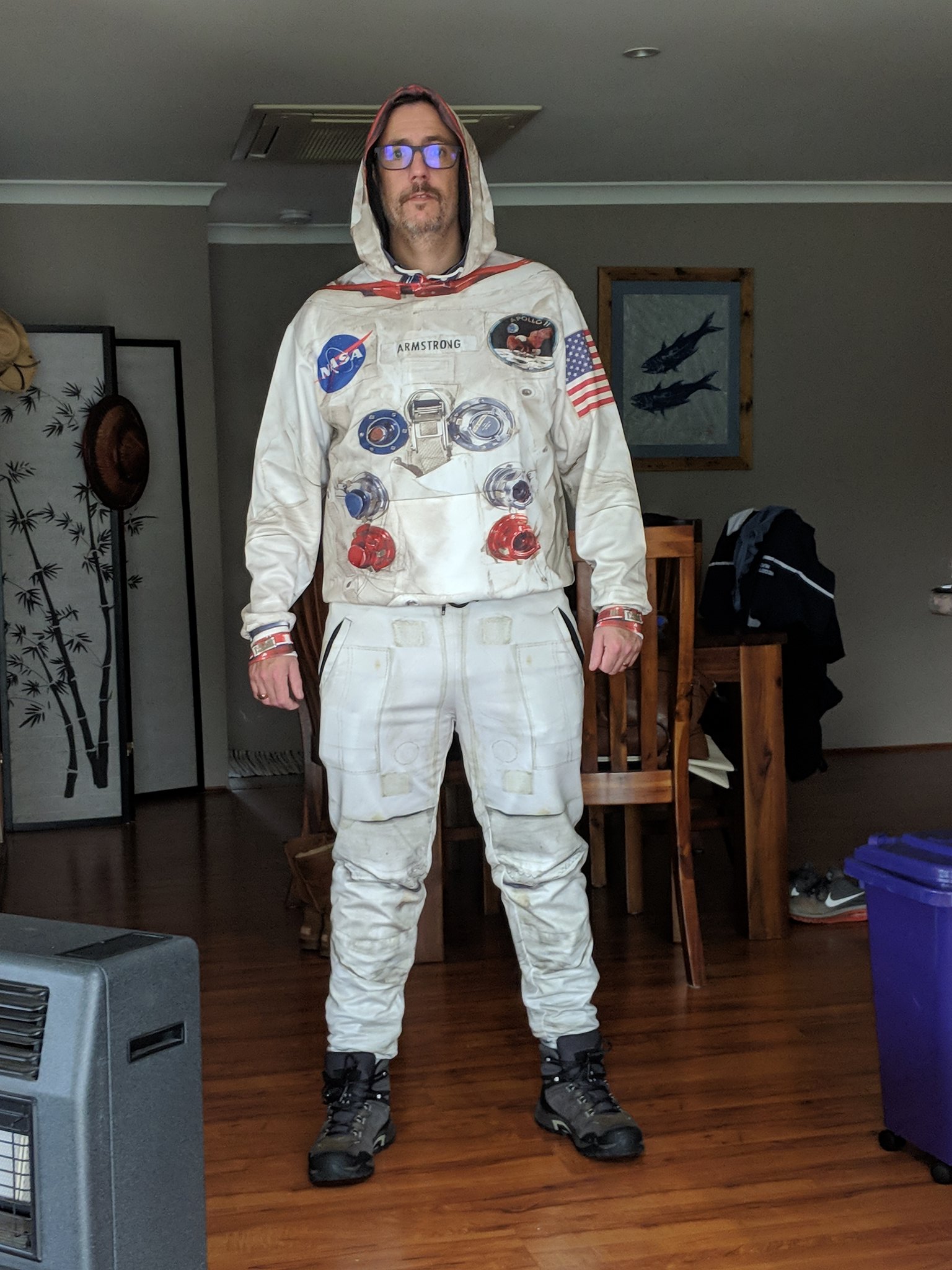  Here is my HaSS week dress up. Also happy birthday to Neil Armstrong! 