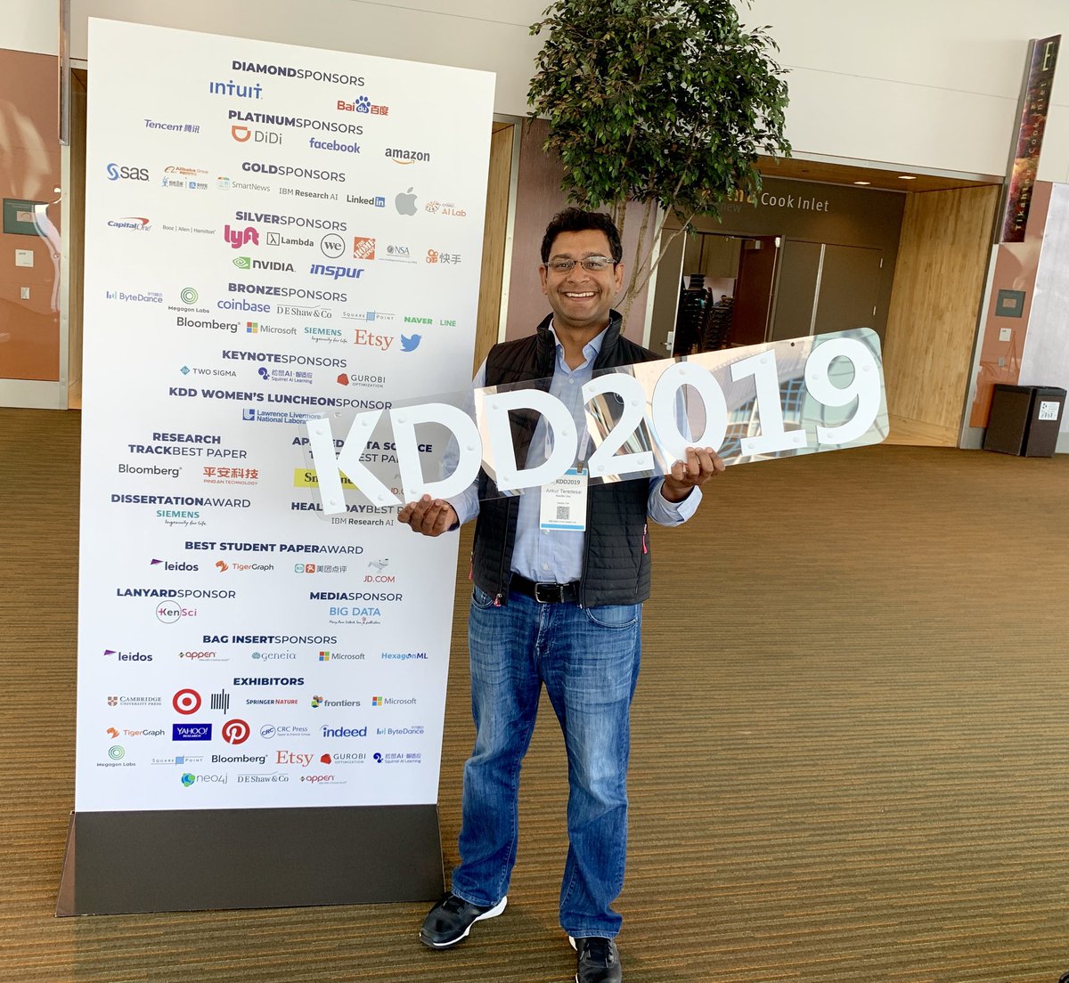 Ankur Teredesai (@ankurt) on Twitter photo Itās a wrap! #KDD2019 <a href="/kdd_news/">SIGKDD 2025</a> Thanks everyone for your support and see you next year in San Diego!
Keep up the great work in advancing the science of data science in an ethical, fair, and equitable way. Itās a wrap! #KDD2019 <a href="/kdd_news/">SIGKDD 2025</a> Thanks everyone for your support and see you next year in San Diego!
Keep up the great work in advancing the science of data science in an ethical, fair, and equitable way.