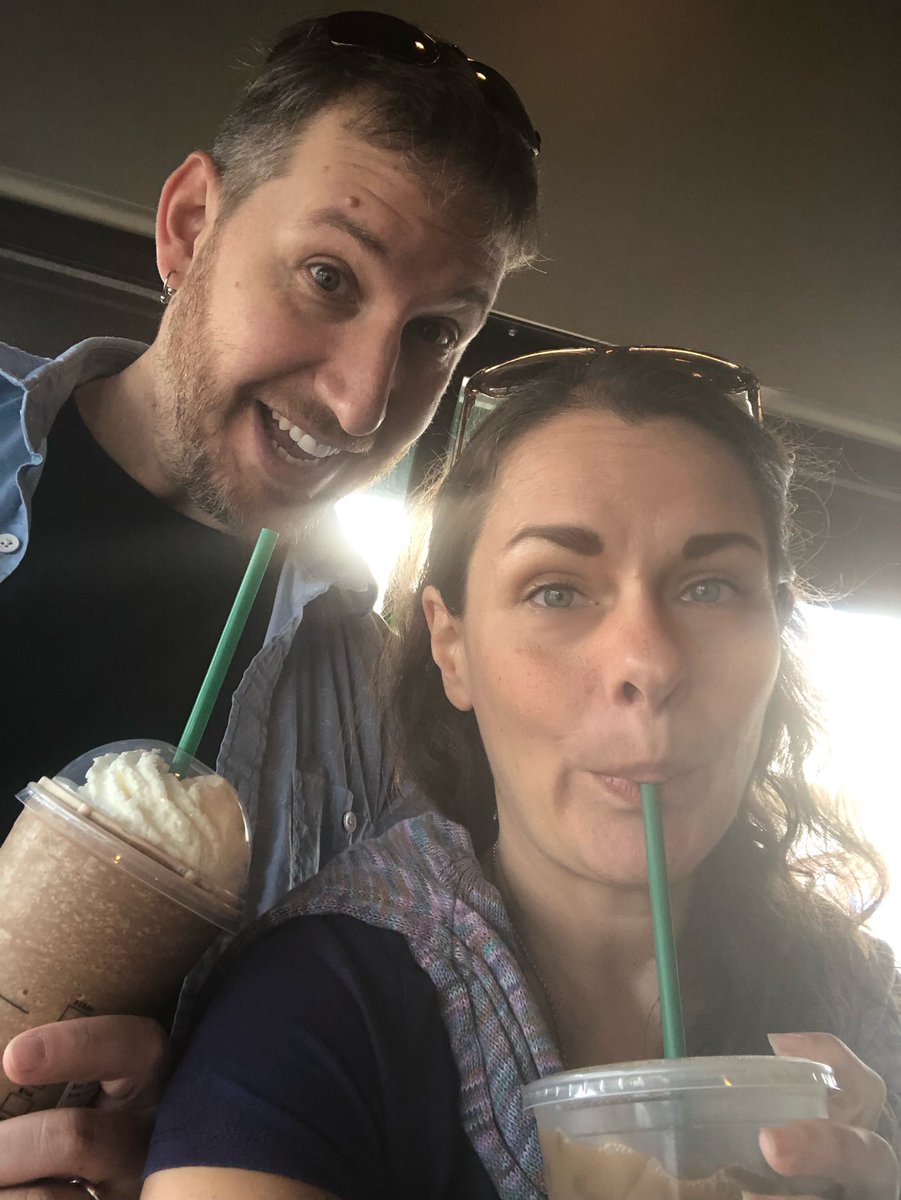 Boardgame_girl1's tweet photo. Keeping the #happy going today on our first day off together since #LiveStreamingThruGenCon...

But first, #coffee.

BOGO coffee, mind you. https://t.co/zdcBXJvqaA