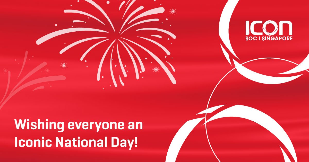 Icon SOC wish everyone an iconic National Day. #NDP2019