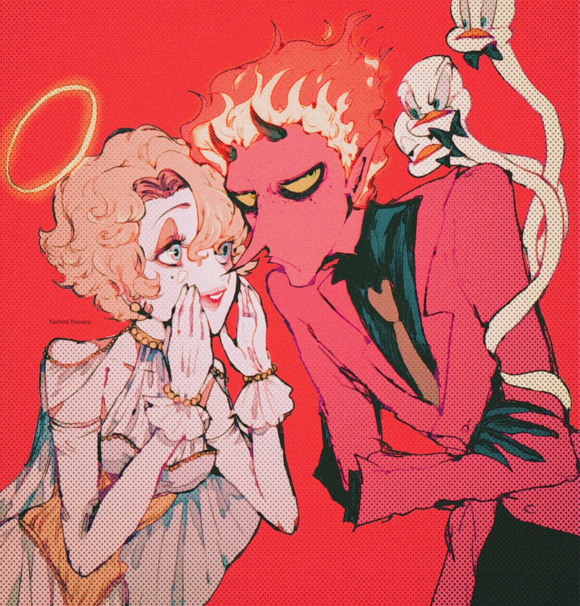 仲の良い天使と悪魔 