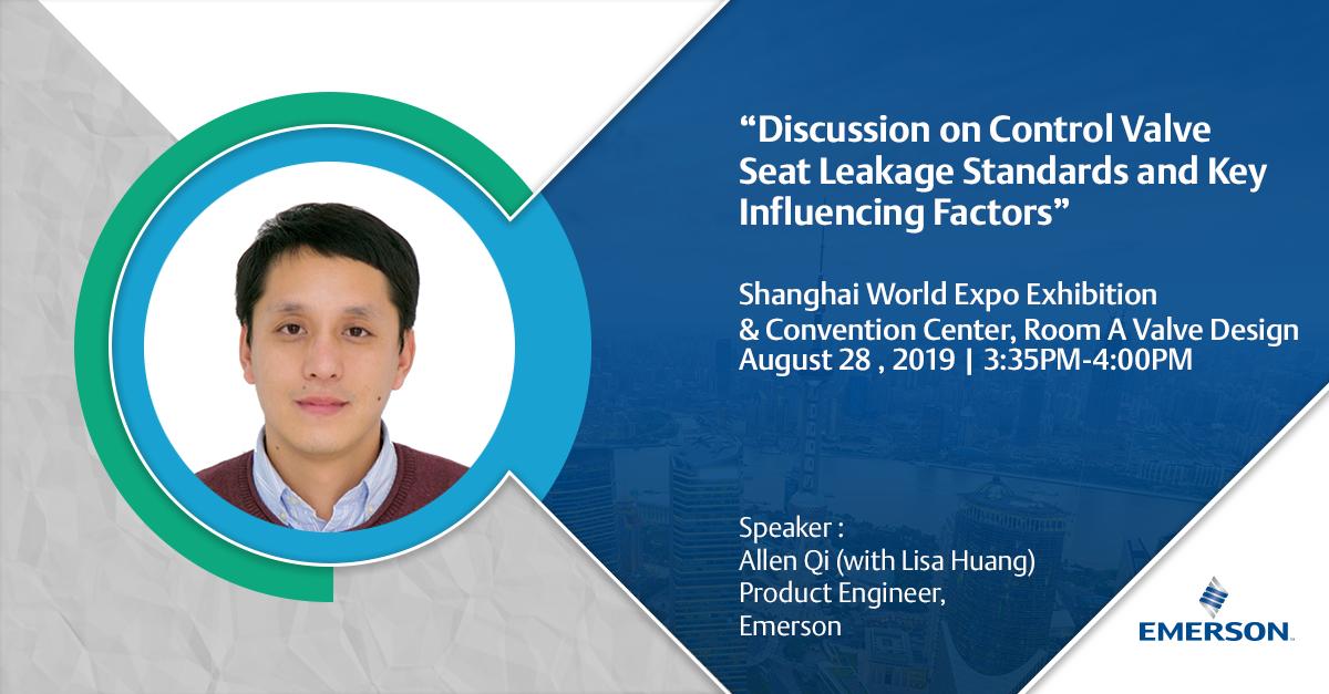 EMR_Automation's tweet photo. We have the pleasure to introduce another #Emerson expert, Allen Qi! Join him as he presents with Lisa Huang at #ValveWorld #Asia https://t.co/dtGReEcTWc #FinalControlTechnologies #valveworld19 #valveworld  #pressurerelief #valves https://t.co/fZu0OBUByB