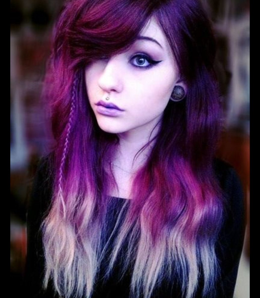 PURPLE HAIR which is your favorite? #purple #rainbow #colors #hairstyle #st...