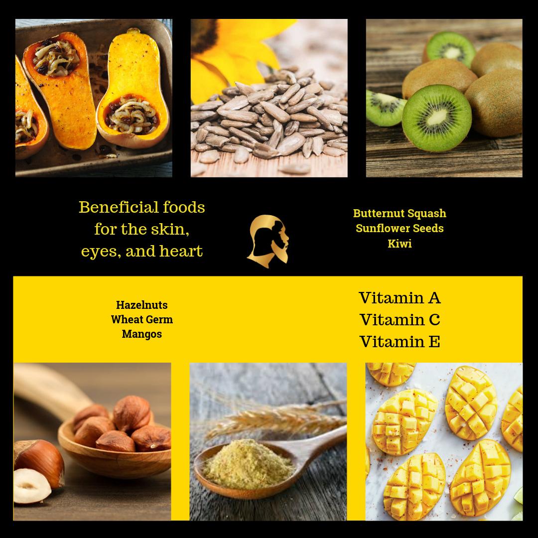 BlkBeardBrigade's tweet photo. #HealthTipThursday - Beneficial for the skin, eyes, and heart.
🔸Vitamin A essential for regulating cell growth, eye health, bone health, &amp; immune function
🔸Vitamin C essential nutrient when it comes to boosting your immune
🔸Vitamin E helps prevent or slow cellular damage https://t.co/VTBdQXmzc3