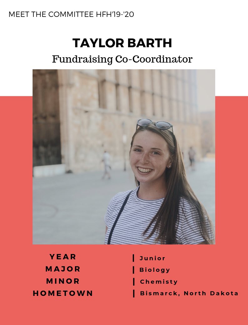 “Favorite part of Habitat: The people (people on the board, people I’ve met through habitat trips, the people who work for habitat... everyone!)”