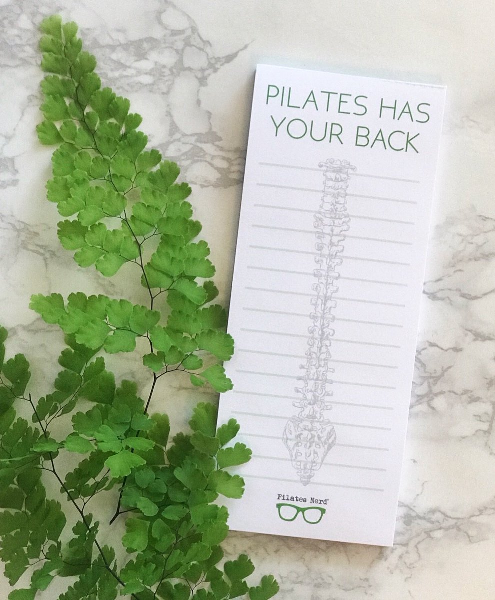 Pilates Has Your Back #notetaken 😉