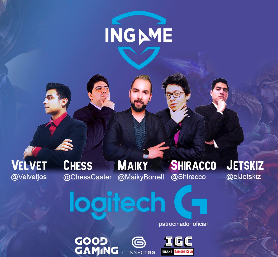 connect_gg's tweet photo. Recuerden que este sábado 10 de agosto a las 12pm es la gran final del @LogitechG InGame entre Resident Games Morelia Gaming Center y Realia GE, la cual será analizada y narrada por:
Maiky Borrell
Chess Caster
Shiracco
Jetskiz
VelvetJos
Sigue el canal de https://t.co/cxufTf17sd https://t.co/rSpMFQQHU1