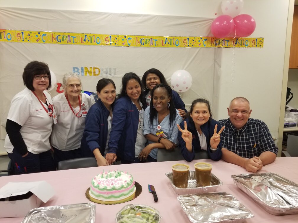 Bindhu we will miss you dearly but you will always be a part of us. #neuro nurse educator Congratulations 🎊🎈🎉🍾💪See you next week!!😃 #promoted #alwaysNeuroICU ⁦@QualityRN_NYP⁩