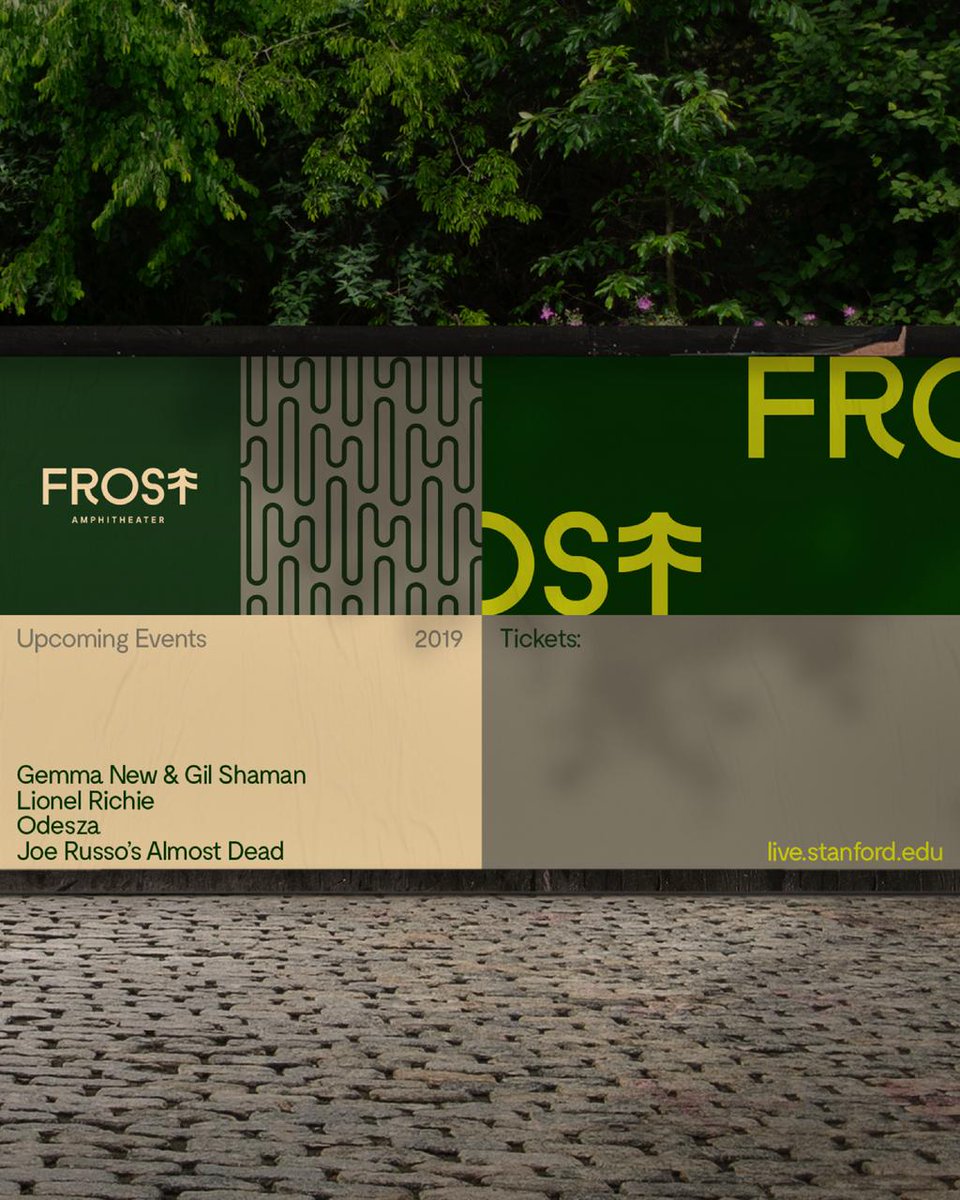 HybridDesignSF's tweet photo. Proportions play a big part in the branding system we created for @frostamphitheater. Go see a show if you're in the bay!
.
.
.
#stanfordlive #frostamphitheater #brand #identity #graphicdesign #sanfrancisco #visualgraphc #hybriddesignsf #hybriddesign #sfbayarea https://t.co/gwgGhsALaD