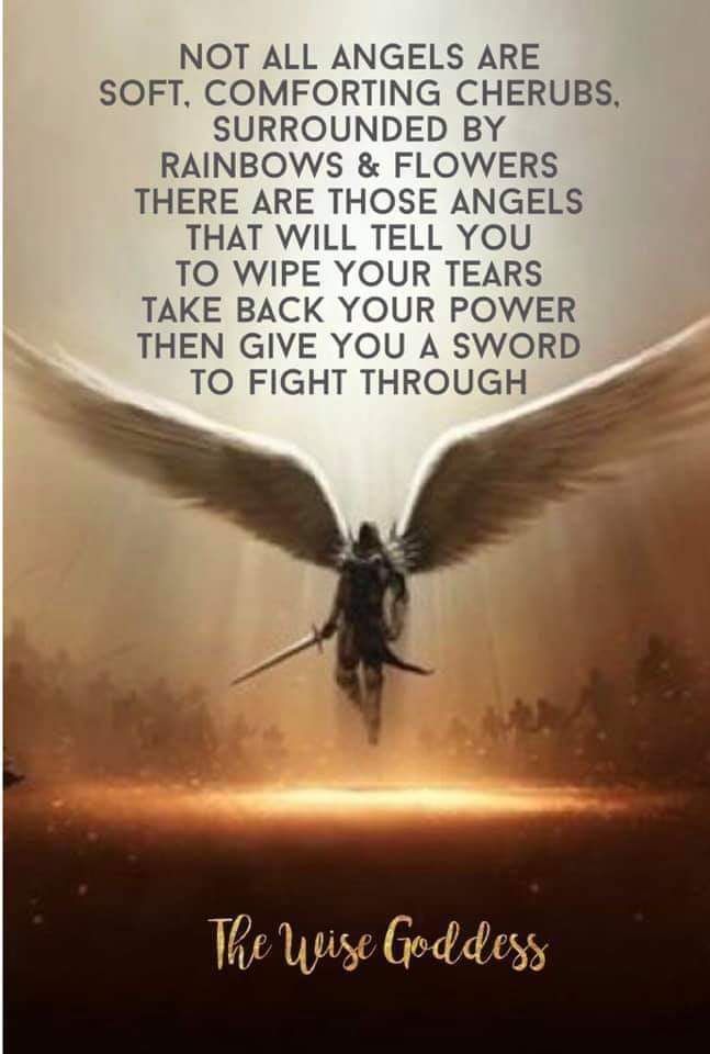 Not all Angels are Soft Comforting Cherubs