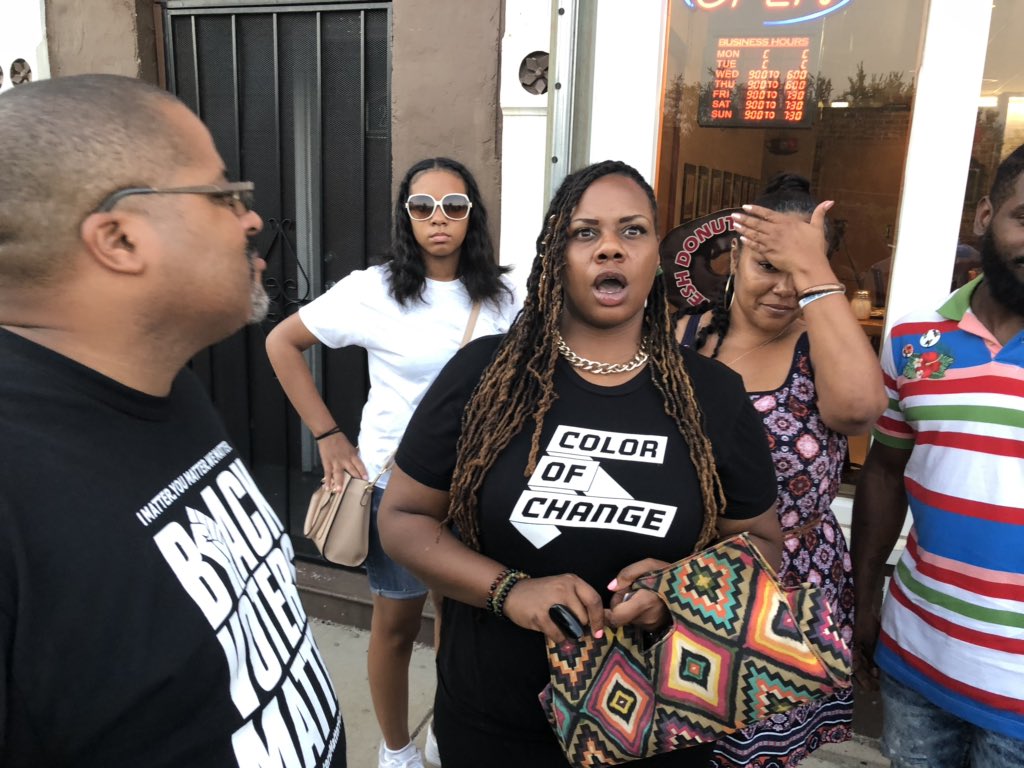 MsLaToshaBrown's tweet photo. @BlackVotersMtr arrived St.Louis today. ✊🏾 We met with local organizers in training and also attended a community Issues forum sponsored by the Black Chamber of Commerce. @Candi @SistahScholar #ferguson https://t.co/bKekNiP2kJ